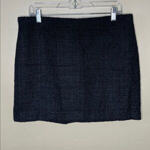 H & M Tweed Black Mini Skirt NWT 12